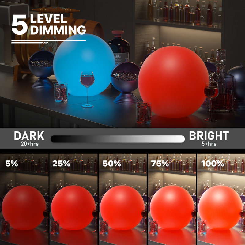 Rechargeable led ball light on sale